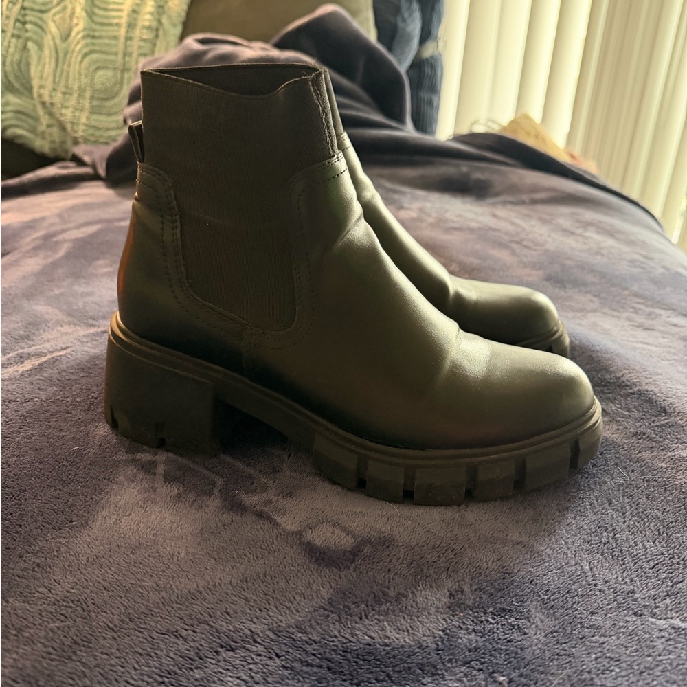 Madden Girl Black Ankle Boots